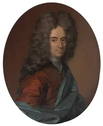 Portret van een man, waarschijnlijk Mathias Lambertus Singendonck (1678-1742), burgemeester van Nijmegen